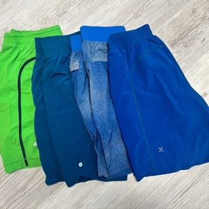 Men’s lined lululemon shorts size large -4 pack